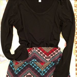 Lularoe Cassie Aztec Pencil Skirt